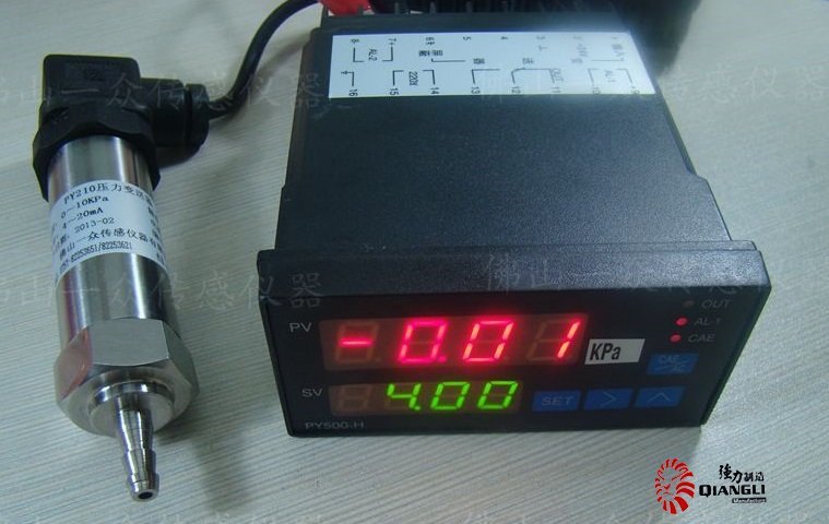 礦用負壓傳感器顯示負值是怎么回事？